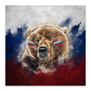 Заказать холст в Москве. Холст 30x30 Русский Медведь от tutik_mutik@mail.ru - готовые дизайны и нанесение принтов.