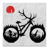 Заказать холст в Москве. Холст 30x30 MTB Ride от oneredfoxstore@gmail.com - готовые дизайны и нанесение принтов.