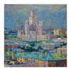 Заказать холст в Москве. Холст 30x30 Высотка на Котельнической набережной от Люся Чарская - готовые дизайны и нанесение принтов.