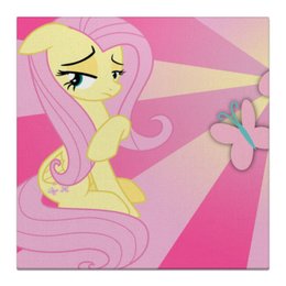 Заказать холст в Москве. Холст 30x30 Fluttershy Color Line от shadow_dash - готовые дизайны и нанесение принтов.