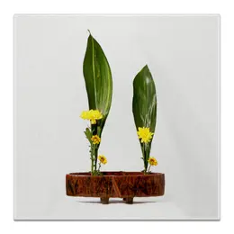 Заказать холст в Москве. Холст 30x30 Икебана / Ikebana от Ikebana - готовые дизайны и нанесение принтов.
