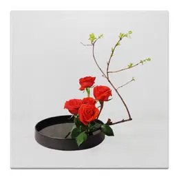 Заказать холст в Москве. Холст 30x30 Икебана / Ikebana от Ikebana - готовые дизайны и нанесение принтов.