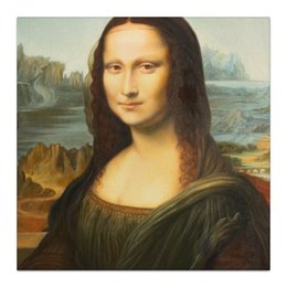 Заказать холст в Москве. Холст 30x30 Мона Лиза от Яхонт - готовые дизайны и нанесение принтов.