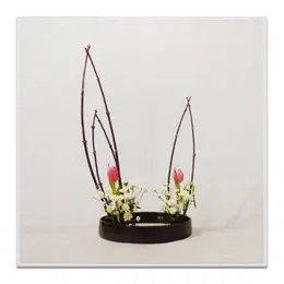 Заказать холст в Москве. Холст 30x30 Икебана / Ikebana от Ikebana - готовые дизайны и нанесение принтов.