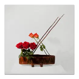 Заказать холст в Москве. Холст 30x30 Икебана / Ikebana от Ikebana - готовые дизайны и нанесение принтов.
