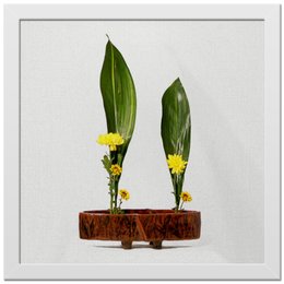 Заказать холст в Москве. Холст 30x30 Икебана / Ikebana от Ikebana - готовые дизайны и нанесение принтов.