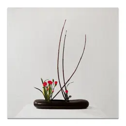 Заказать холст в Москве. Холст 30x30 Икебана / Ikebana от Ikebana - готовые дизайны и нанесение принтов.