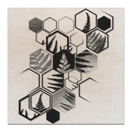 Заказать холст в Москве. Холст 30x30 Папоротник от oneredfoxstore@gmail.com - готовые дизайны и нанесение принтов.