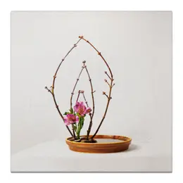 Заказать холст в Москве. Холст 30x30 Икебана / Ikebana от Ikebana - готовые дизайны и нанесение принтов.