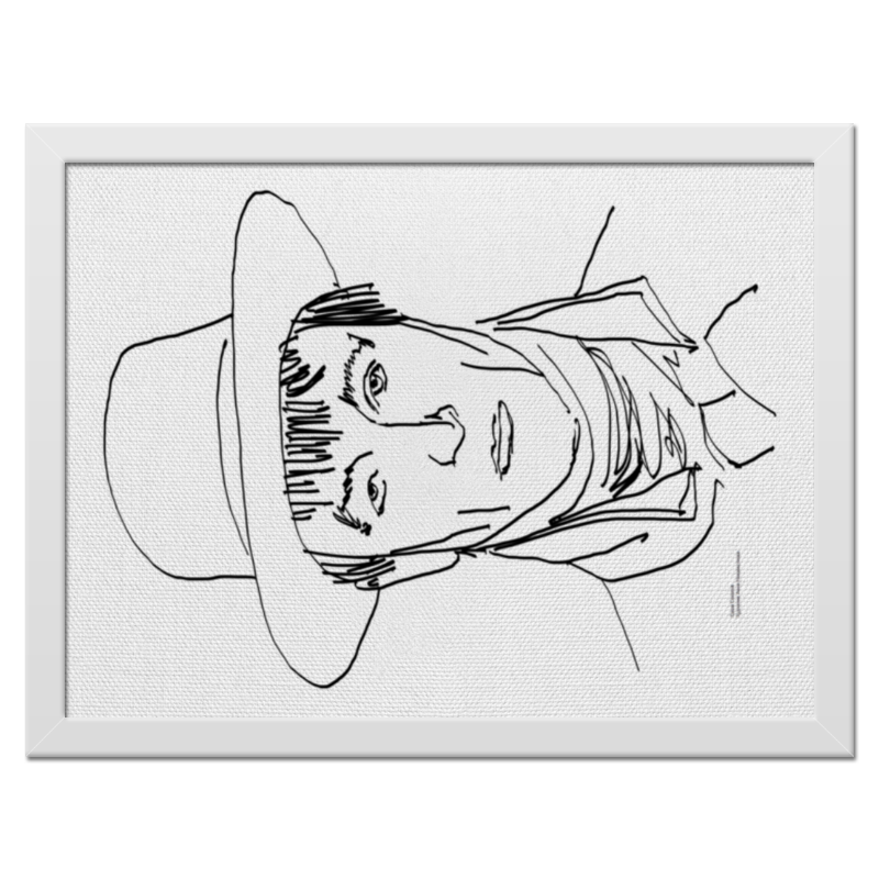 Printio Холст 30×40 Портрет саши соколова | автор а.неизвестнова икона александр размер иконы 30х40