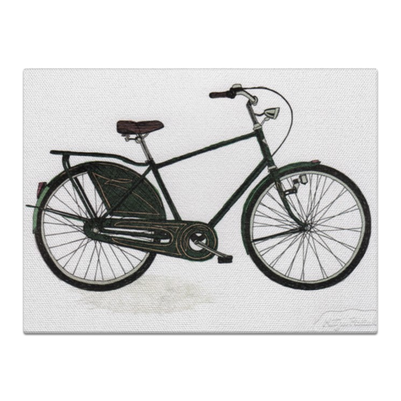 цена Printio Холст 30×40 Велосипед