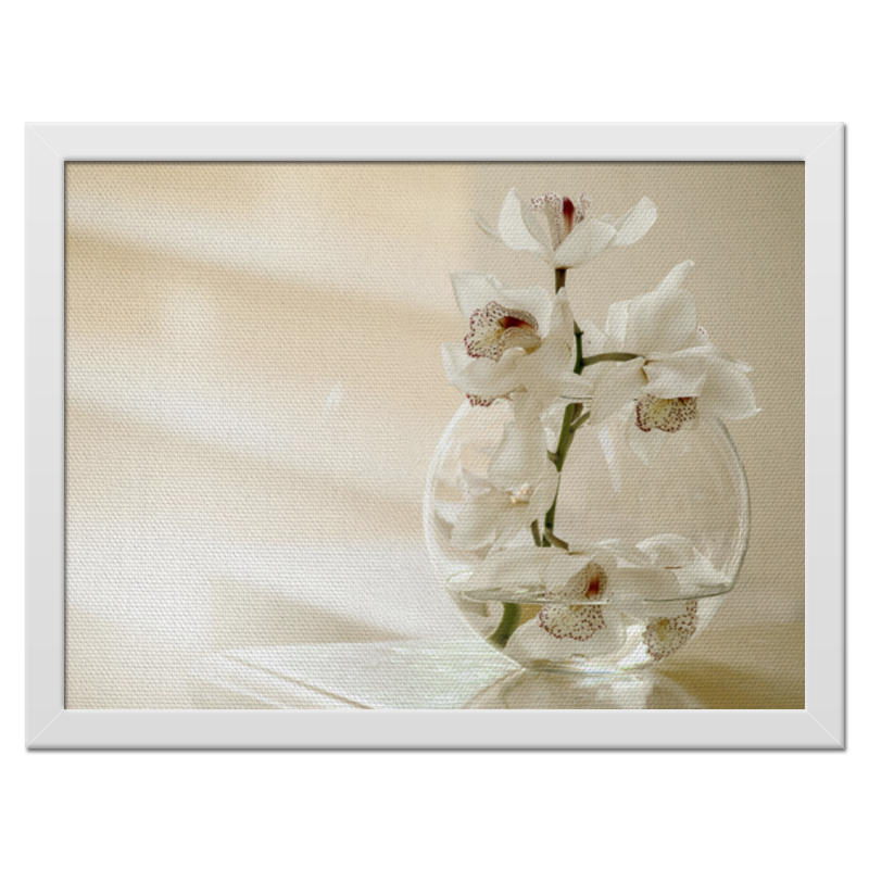Printio Холст 30×40 Нежные орхидеи