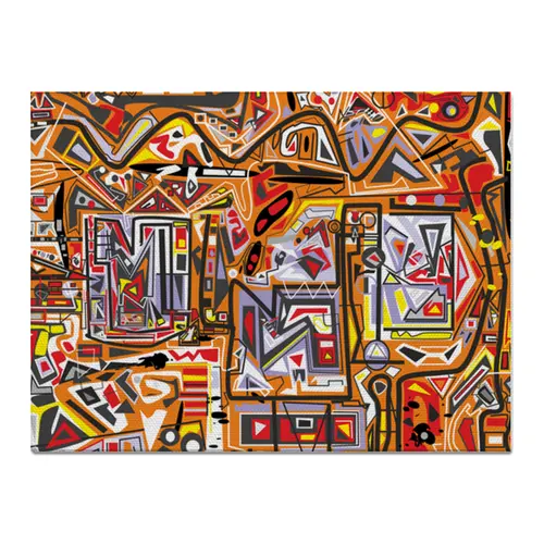 Заказать холст в Москве. Холст 30x40 Оранжевый дом. от Vadim Koval - готовые дизайны и нанесение принтов.