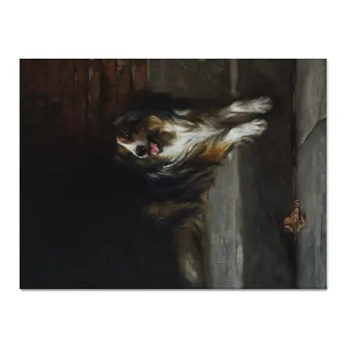 Заказать холст в Москве. Холст 30x40 Колли (картина Артура Вардля) от Apfelbaum - готовые дизайны и нанесение принтов.