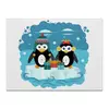 Заказать холст в Москве. Холст 30x40 Пингвины с подарками на льдине от Светлана Машанова - готовые дизайны и нанесение принтов.