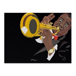 Заказать холст в Москве. Холст 30x40 Louis Armstrong от Just kidding - готовые дизайны и нанесение принтов.