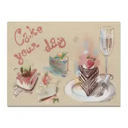 Заказать холст в Москве. Холст 30x40 Cake your day от Катя Муу - готовые дизайны и нанесение принтов.
