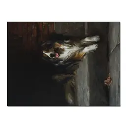 Заказать холст в Москве. Холст 30x40 Колли (картина Артура Вардля) от Apfelbaum - готовые дизайны и нанесение принтов.