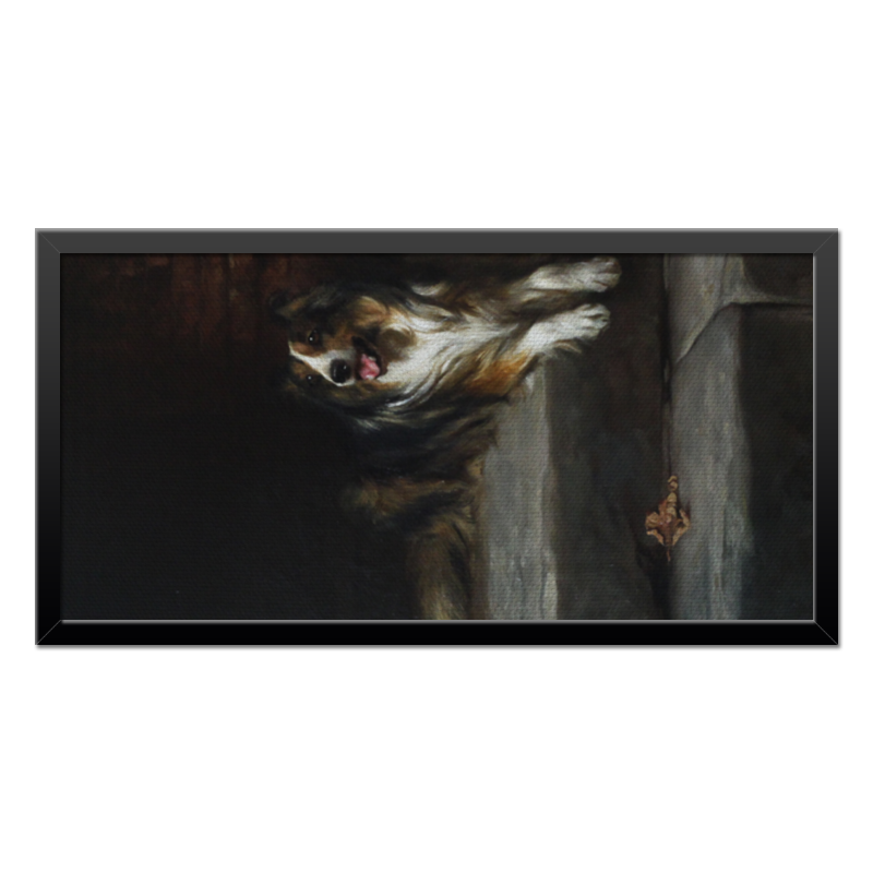 цена Printio Холст 30×60 Колли (картина артура вардля)