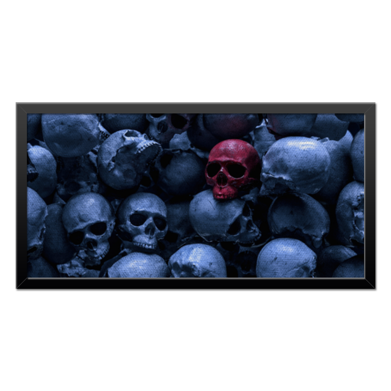 Printio Холст 30×60 Red skull