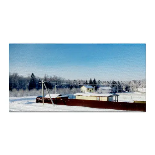 Заказать холст в Москве. Холст 30x60 Зима. Мороз. Солнце. от mrs-snit@yandex.ru - готовые дизайны и нанесение принтов.