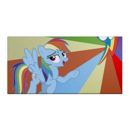 Заказать холст в Москве. Холст 30x60 Rainbow Dash Color Line от shadow_dash - готовые дизайны и нанесение принтов.