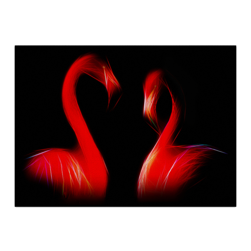 Printio Холст 40×55 Фламинго