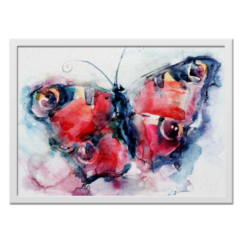 Printio Холст 40×55 Бабочка цена и фото