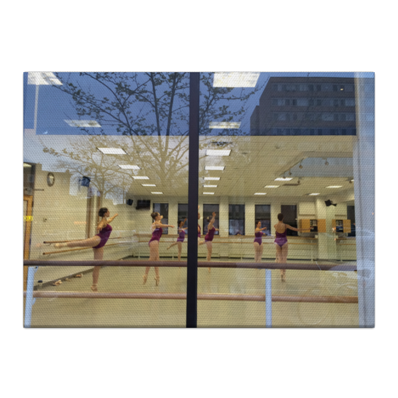 Printio Холст 40×55 Балетная школа балетная школа арт студия 180 наклеек внутри