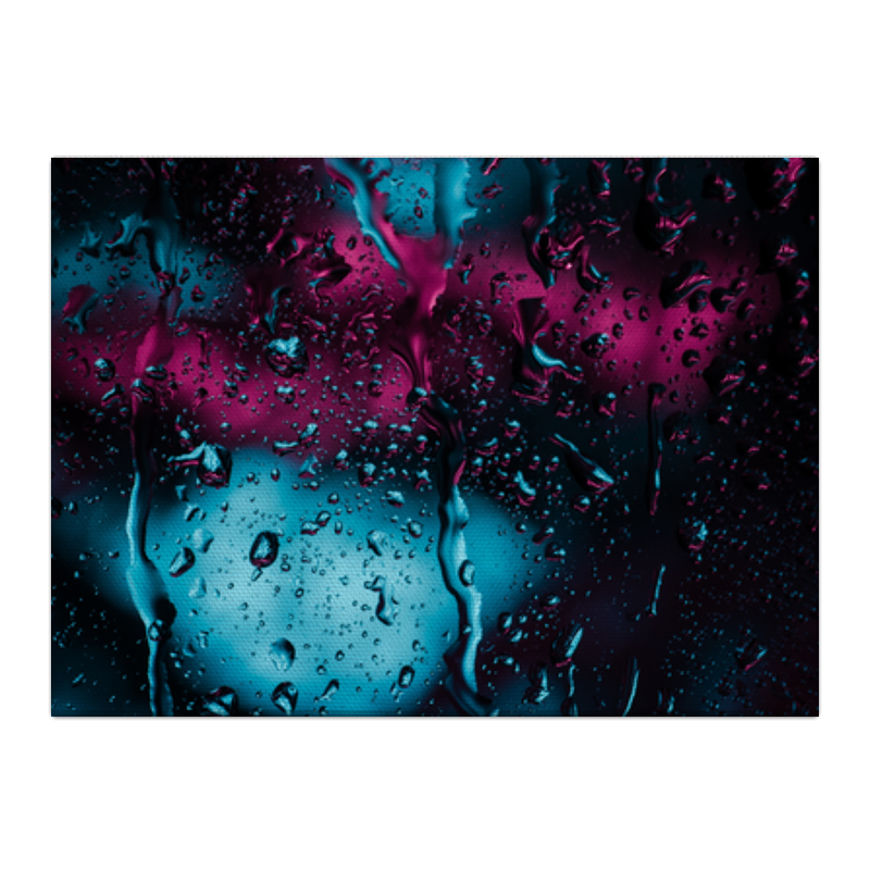 Printio Холст 40×55 Дождь