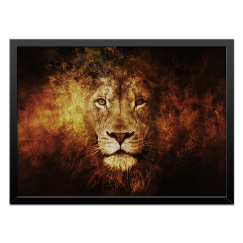 Printio Холст 40×55 Лев - хищник printio холст 50×50 лев хищник