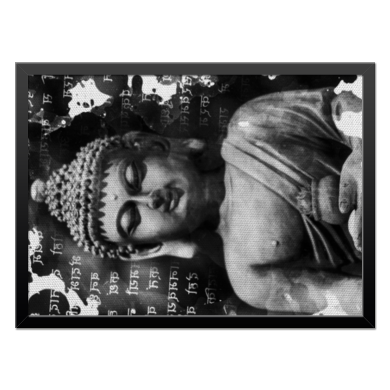 Printio Холст 40×55 Будда (письмена) printio коробка для футболок будда письмена