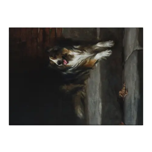 Заказать холст в Москве. Холст 40x55 Колли (картина Артура Вардля) от Apfelbaum - готовые дизайны и нанесение принтов.