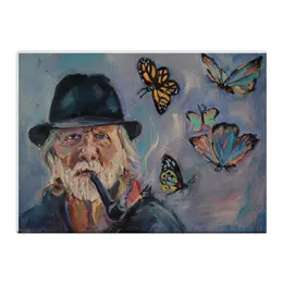 Заказать холст в Москве. Холст 40x55 Старик от veronika_aron - готовые дизайны и нанесение принтов.