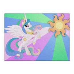 Заказать холст в Москве. Холст 40x55 Princess Celestia Color Line от shadow_dash - готовые дизайны и нанесение принтов.