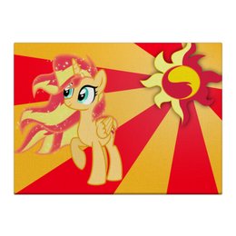 Заказать холст в Москве. Холст 40x55 Sunset Shimmer Color Line от shadow_dash - готовые дизайны и нанесение принтов.