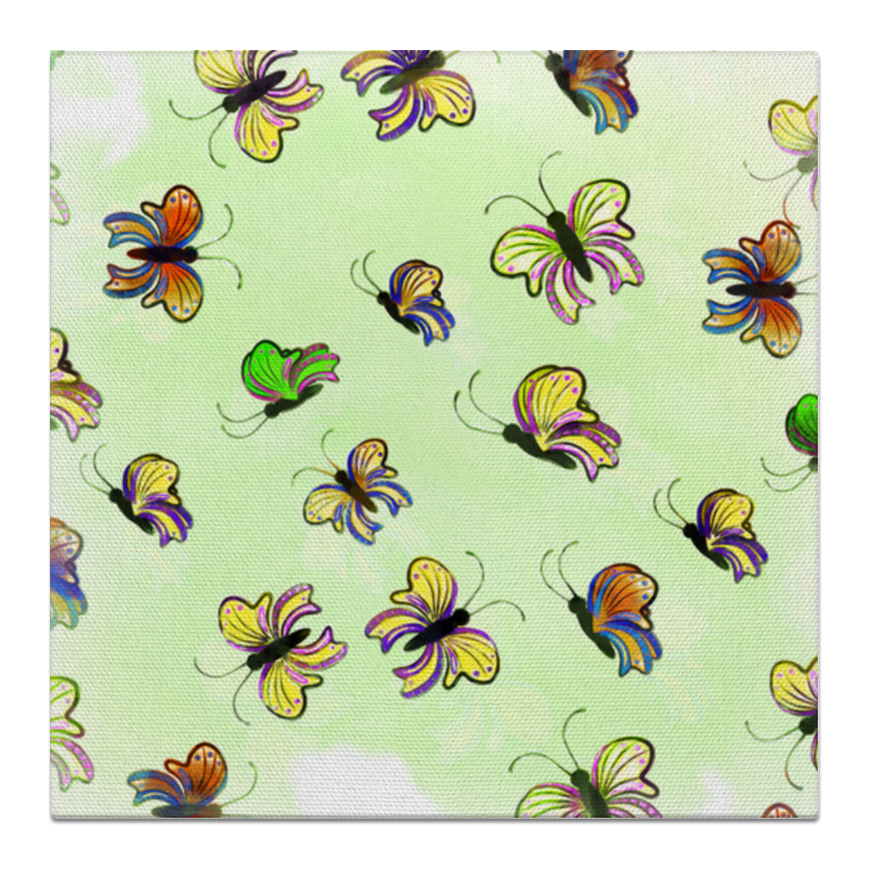 Printio Холст 50×50 Бабочки