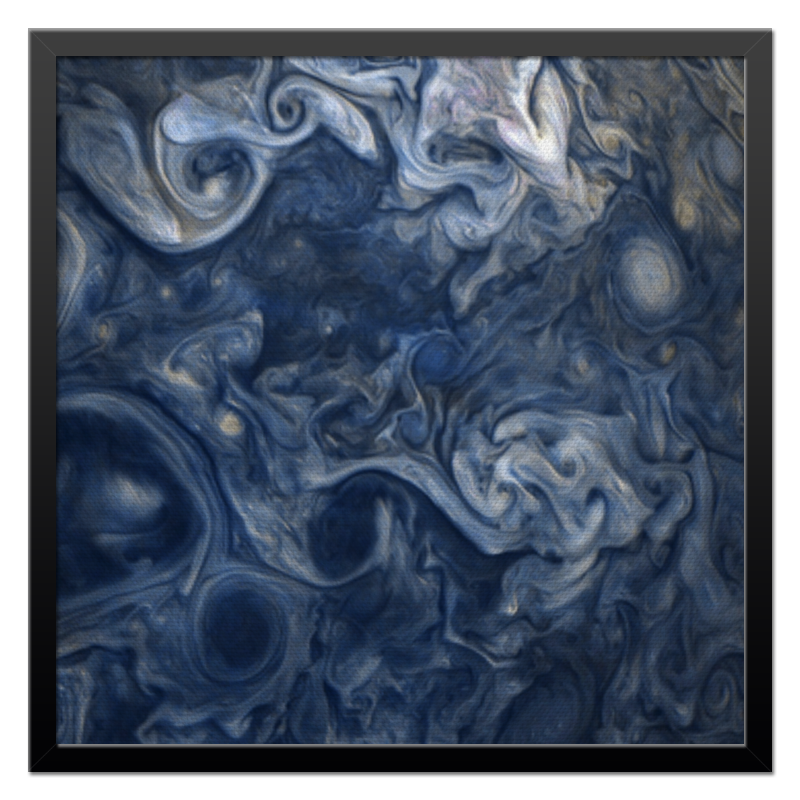 Printio Холст 50×50 Jupiter clouds