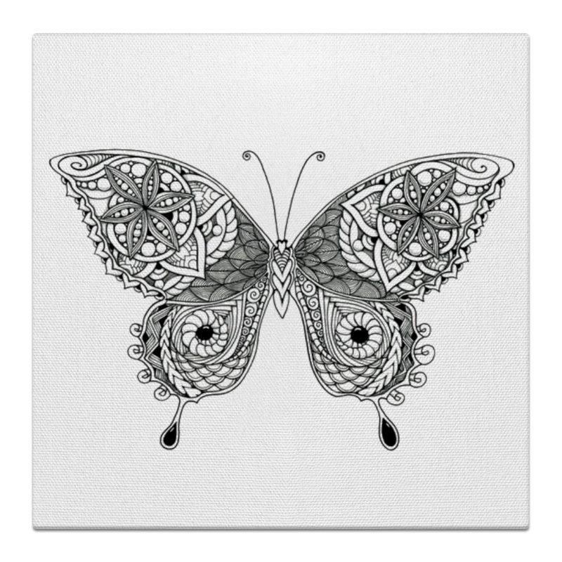 Printio Холст 50×50 Бабочка