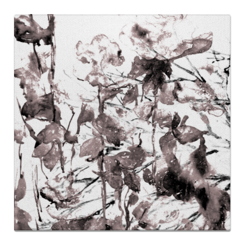 Printio Холст 50×50 Вечерние цветы