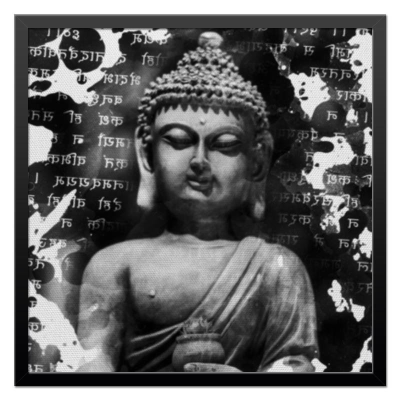 Printio Холст 50×50 Будда (письмена) printio холст 50×75 будда