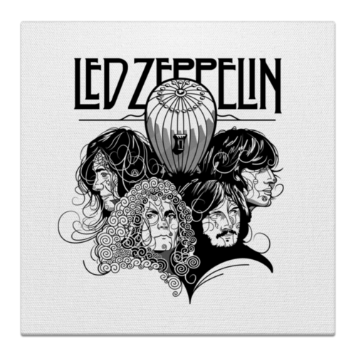 Заказать холст в Москве. Холст 50x50 Led Zeppelin от geekbox - готовые дизайны и нанесение принтов.