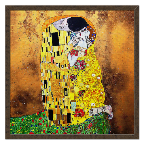 Заказать холст в Москве. Холст 50x50 Поцелуй(Gustav Klimt) от balden - готовые дизайны и нанесение принтов.