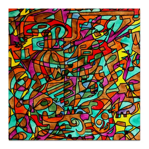 Заказать холст в Москве. Холст 50x50 2EX/`12V от Vadim Koval - готовые дизайны и нанесение принтов.