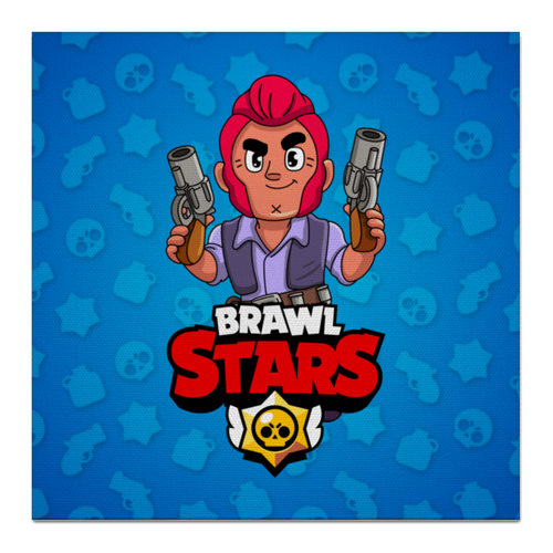 Заказать холст в Москве. Холст 50x50 BRAWL STARS COLT от geekbox - готовые дизайны и нанесение принтов.