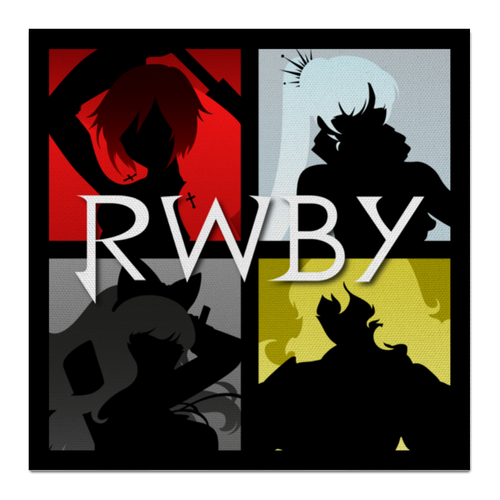 Заказать холст в Москве. Холст 50x50 RWBY  от geekbox - готовые дизайны и нанесение принтов.