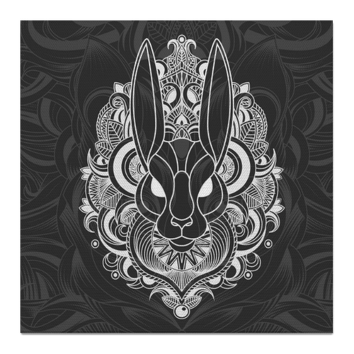 Заказать холст в Москве. Холст 50x50 Белый кролик от Соня Октябрьская - готовые дизайны и нанесение принтов.