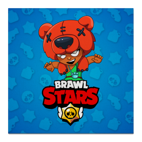 Заказать холст в Москве. Холст 50x50 BRAWL STARS NITA от geekbox - готовые дизайны и нанесение принтов.