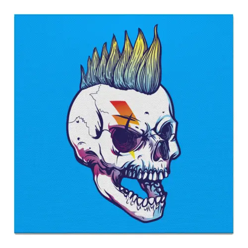 Заказать холст в Москве. Холст 50x50 Rock Skull от Jimmy Flash - готовые дизайны и нанесение принтов.