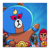 Заказать холст в Москве. Холст 50x50 BRAWL STARS EL BROWN от geekbox - готовые дизайны и нанесение принтов.